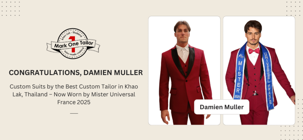 Congratulations Damien Muller, Mister Universal France 2025 - A Crowned Gentleman in Mark One Elegance