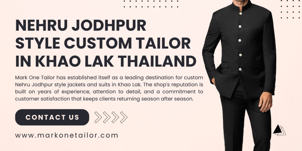 Nehru Jodhpur Style Custom Tailor in Khao Lak, Thailand