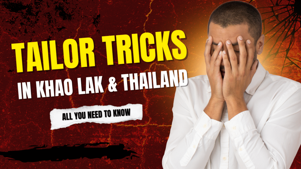 Tailor Tricks in Khao Lak and Thailand | How to Avoid Tailor Scams Tailor Tricks in Khao Lak and Thailand | How to Avoid Tailor Scams