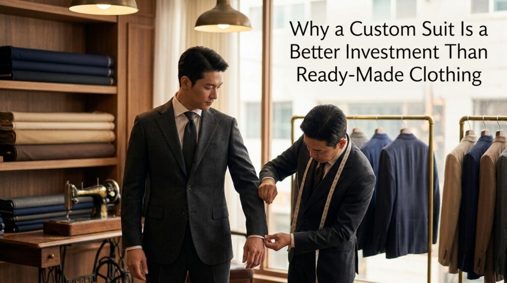 Why a Custom Suit Is a Better Investment Than Ready-Made Clothing