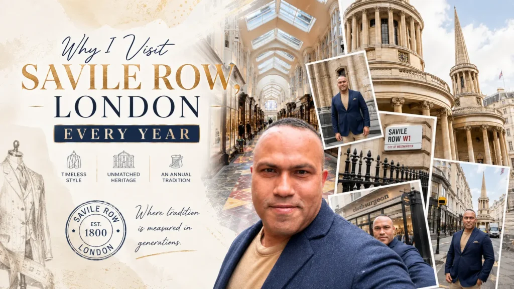 Why I Visit Savile Row, London Every Year Why I Visit Savile Row, London Every Year